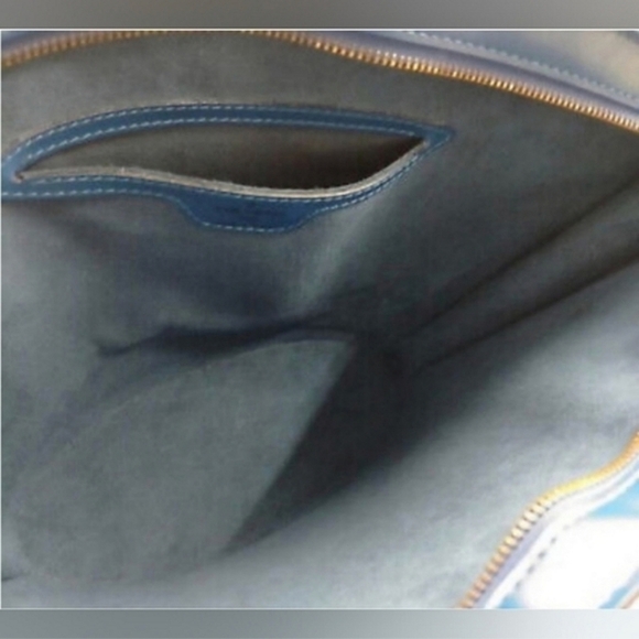 LOUIS VUITTON Saint Jacques PM Shoulder Bag Epi Leather Blue - Picture 9 of 11